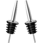 Paquet de 2 becs verseurs en acier inoxydable pour bouteille