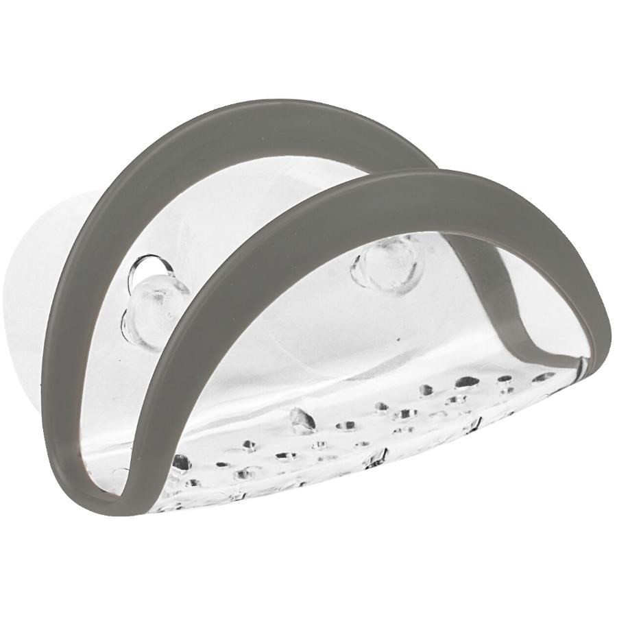 Porte-éponges Avec Ventouses – Lot De 2 Supports Drainants Transparents Pour évier De Cuisine Ou Salle De Bain