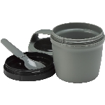 Contenant boîte à lunch avec cuillère, 296 ml, couleurs variées