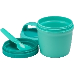 Contenant boîte à lunch avec cuillère, 296 ml, couleurs variées