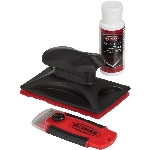 Ensemble de 4 articles de nettoyage pour surface de cuisson en verre