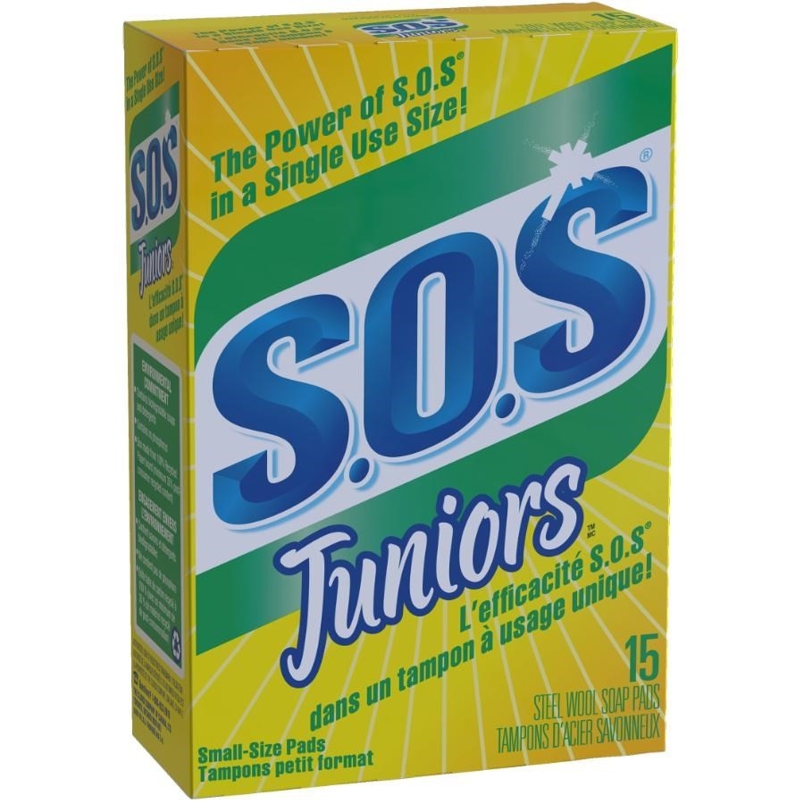 Paquet de 15 tampons savonneux, junior