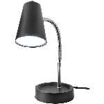 Lampe de bureau à DEL, noir mat