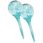 Paquet de 2 globes d'arrosage en verre pour plante
