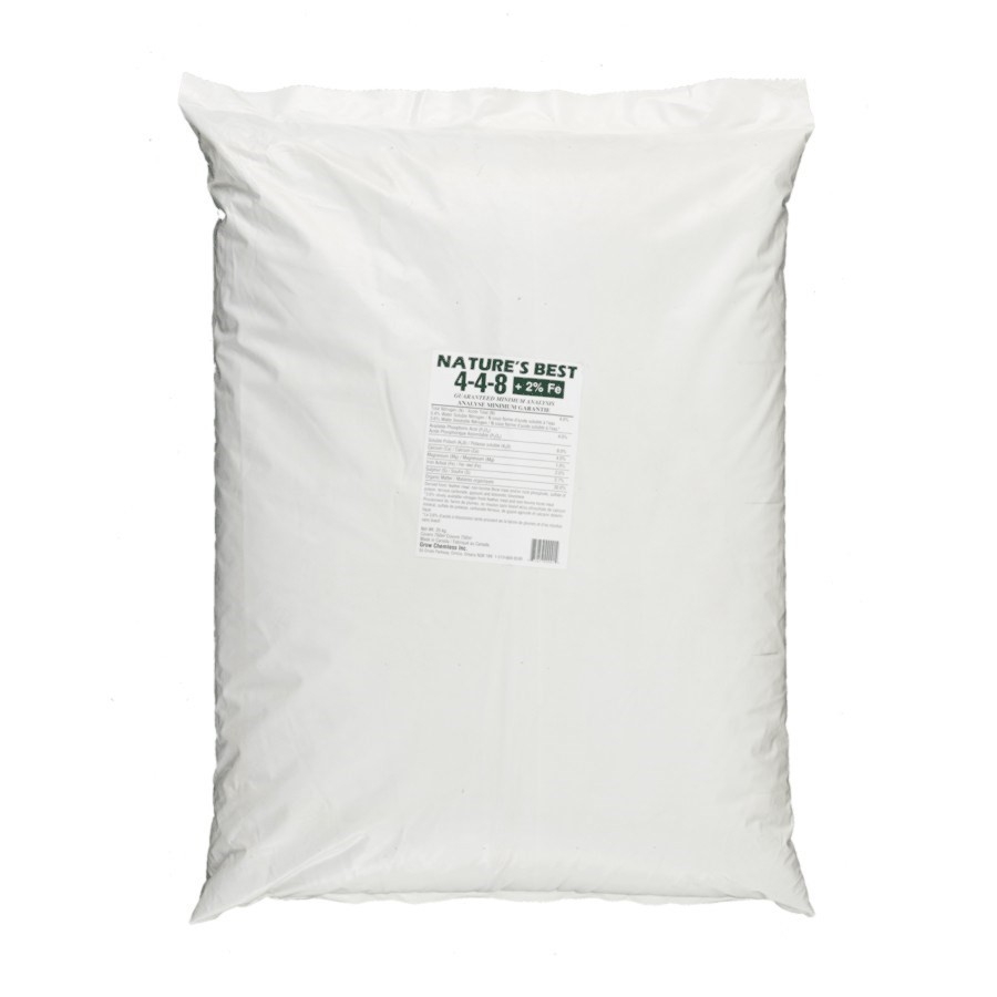 Engrais biologique pour arbres et arbustes 4-4-8, 25 kg