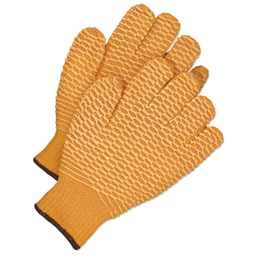 Lot De 12 Paires De Gants De Travail Tricotés - Coton 500g Avec Points PVC (Taille S, Femme/homme)