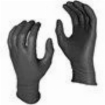 Paquet de 50 gants noirs Grease Monkey en nitrile pour hommes, 