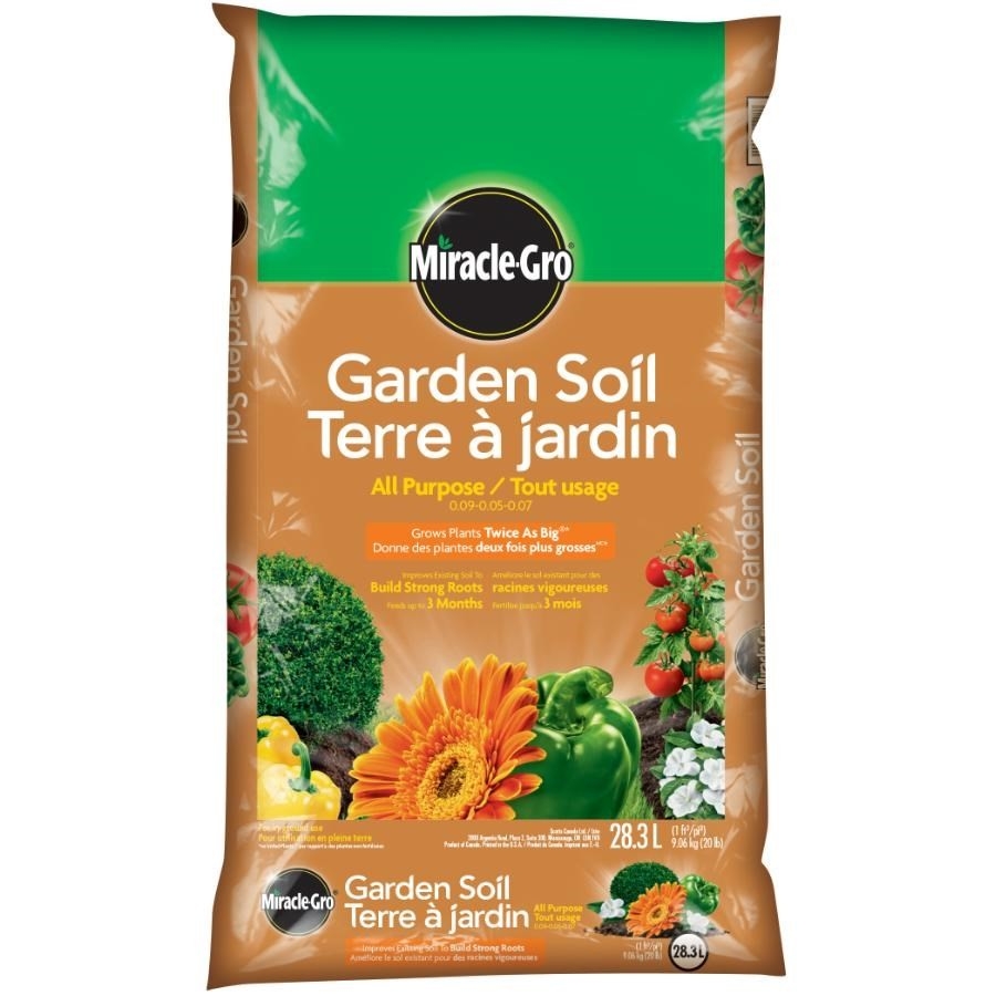 Terre à jardin pour fleurs et légumes, 28,3 litres