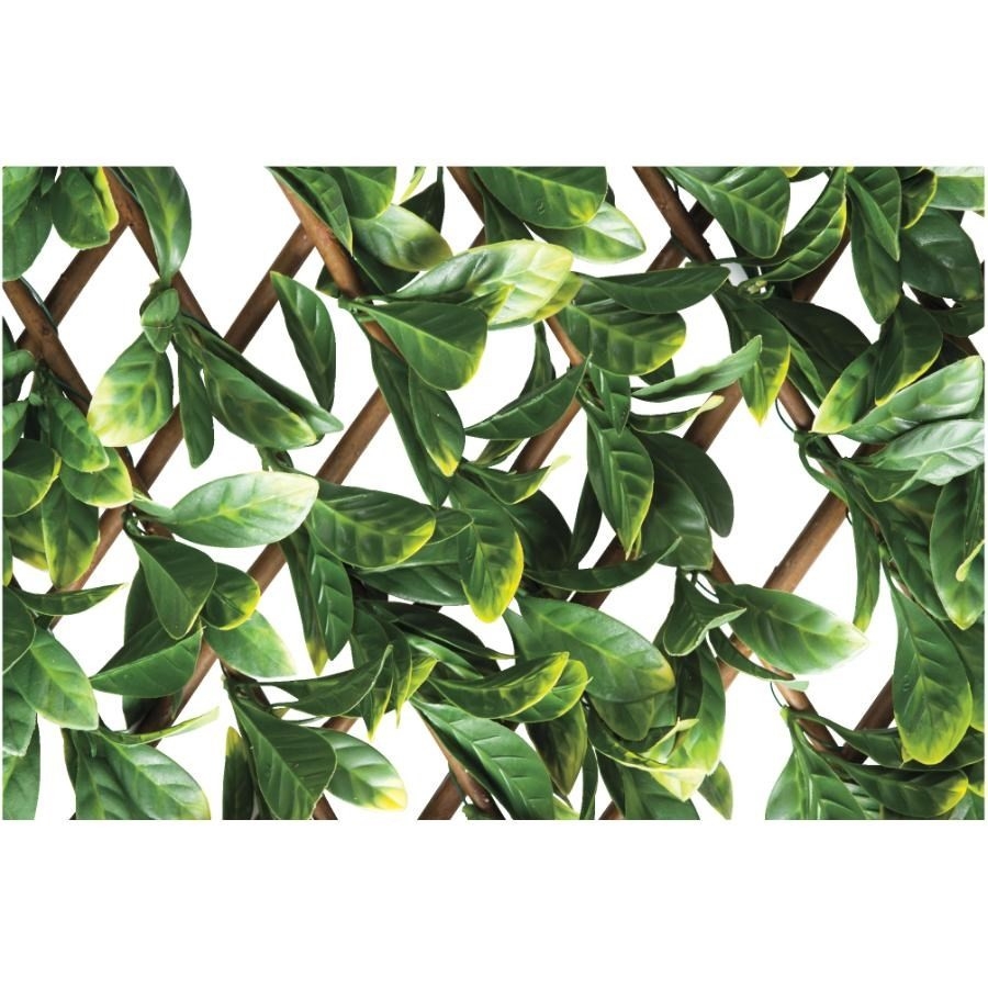 Treillis,Clôture De Jardin En Bois De Saule,haie Avec Feuilles De Fleurs Artificielles,écran - 10