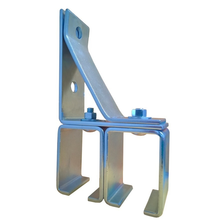 Support de rail double pour porte de grange