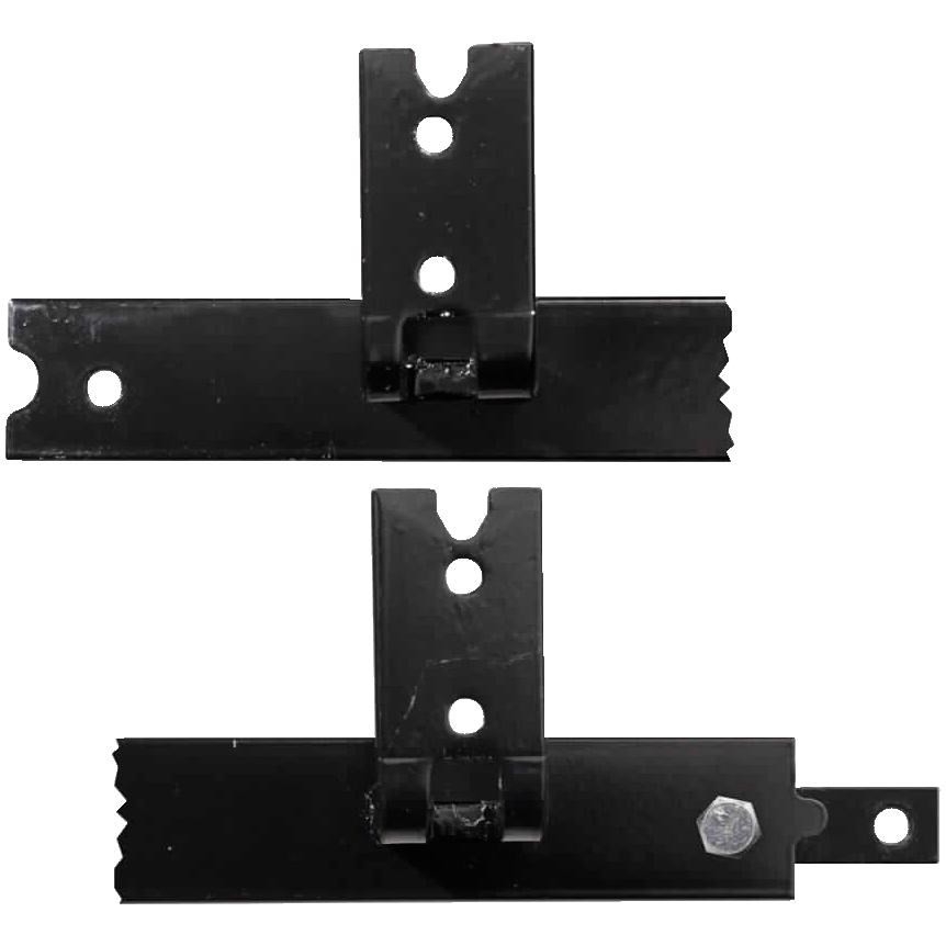 Rail plat de 6 pi pour porte, avec supports