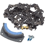 Trousse d'affûtage pour scie à chaîne, chaîne et pierre, 18 po