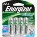 Paquet de 4 piles rechargeables NiMH AA