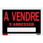 Affiche de 8 po x 12 po, À Vendre S'adresser