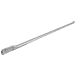 Garde-corps galvanisé pour échafaud, 84 po