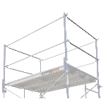 Garde-corps galvanisé pour échafaud, 84 po