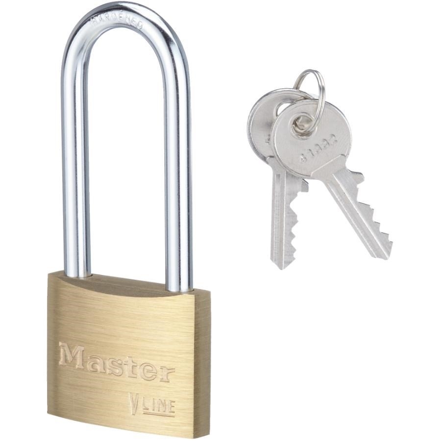 Cadenas Master Lock Acier Laminé - 54mm - Clé Robuste - Pour Extérieur Et Intérieur