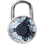 Cadenas à combinaison à logo coloré