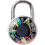 Cadenas à combinaison à logo coloré