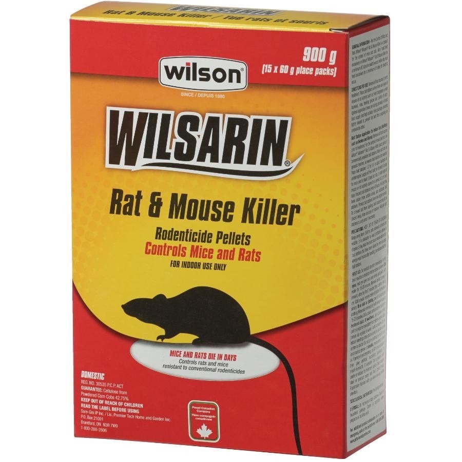 Pastilles d'appât pour rats et souris de wilsarin, granules de