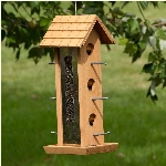 Mangeoire à oiseaux à 6 perchoirs, capacité de 2 lb