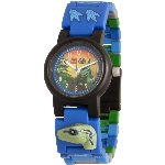 Montre pour enfants bleu Jurassic World Lego