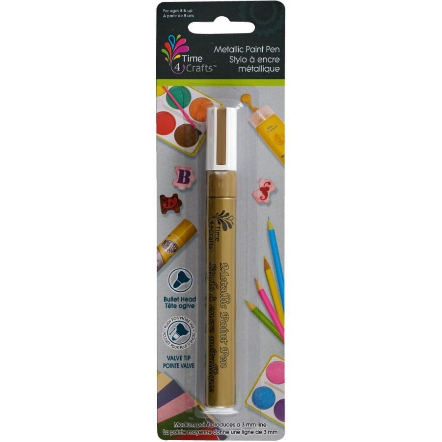 Stylo à encre métallique or pour artisanat