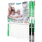 Paquet de 2 filtres plissés pour fournaise, 1 po x 16 po x 20 po