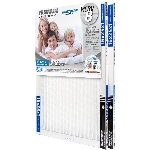 Paquet de 2 filtres plissés pour fournaise, 1 po x 16 po x 25 po