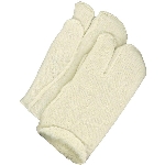 1 paire de doublures en molleton pour gants de travail à 1 doigt pour hommes, grand