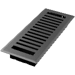 Grille de plancher Montezuma granite gris, 3 x 10 po