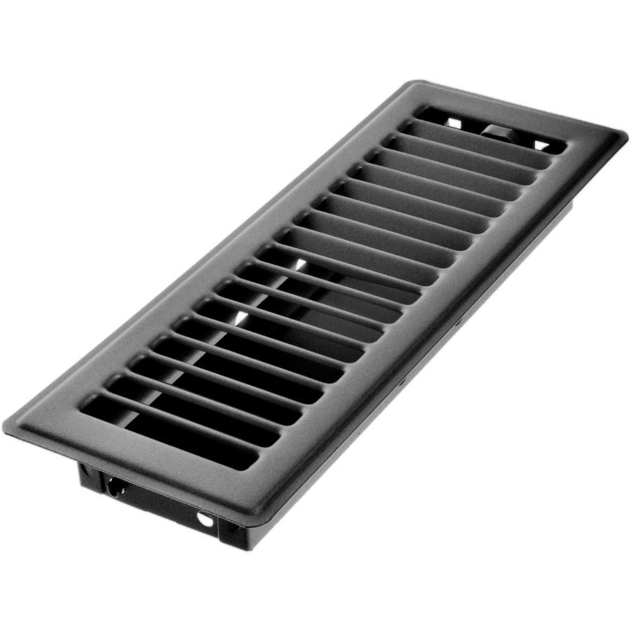 Grille de plancher gris ardoise, 3 x 10 po