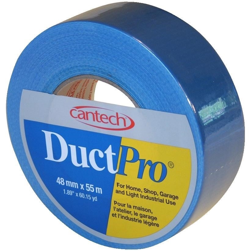 Ruban en tissu bleu pour conduit, 48 mm x 55 m