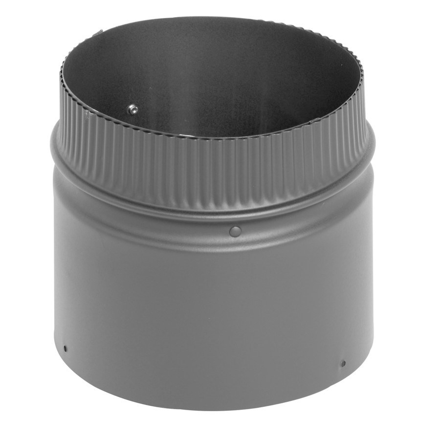 Tuyau de poêle à double paroi, 6 po de diamètre x 6 po de longueur