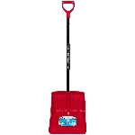 Pelle à neige en poly et lame de 13,9 po avec manche pliable en acier