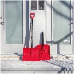 Pelle à neige en poly et lame de 13,9 po avec manche pliable en acier