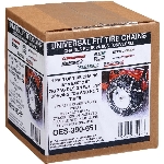 Paquet de 2 chaînes à pneu de 15 po hauteur x 5 po largeur pour souffleuse à neige