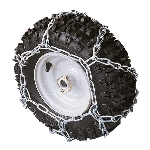 Paquet de 2 chaînes à pneu de 16,5 po hauteur x 4,8 po largeur pour souffleuse à neige
