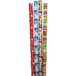 Rouleau de papier d'emballage extra large de 40 po x 600 po, motifs variés