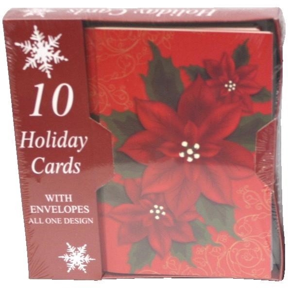 Paquet de 10 cartes de Noël, styles variés