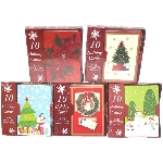 Paquet de 10 cartes de Noël, styles variés