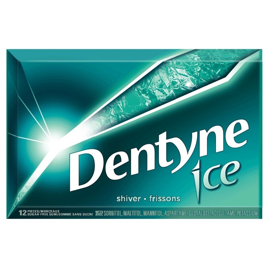 Gomme Dentyne Ice Frissons, 12 pièces