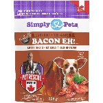 225g Bacon EH Friandises naturelles à mâcher pour chien, tranches de bacon