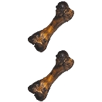 Paquet de 2 os pour chien, fémur de porc