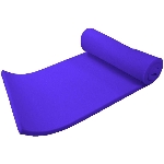 Matelas en mousse roulé de 56 po x 20 po x 1 po, couleurs varié