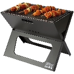 Barbecue de table au charbon de bois de 210 pouces carrés, avec sac