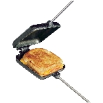 Ustensile de cuisson carré en fonte pour sandwich