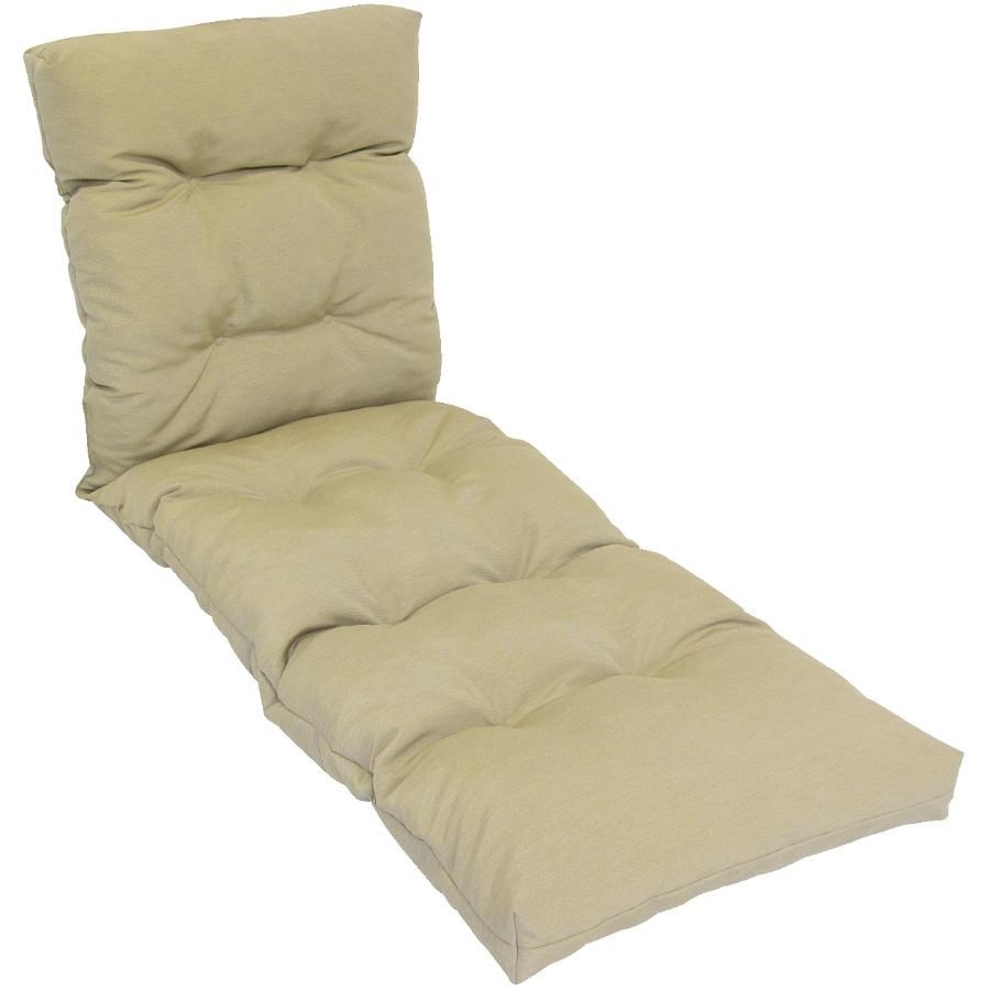 Coussin pour chaise longue, uni beige