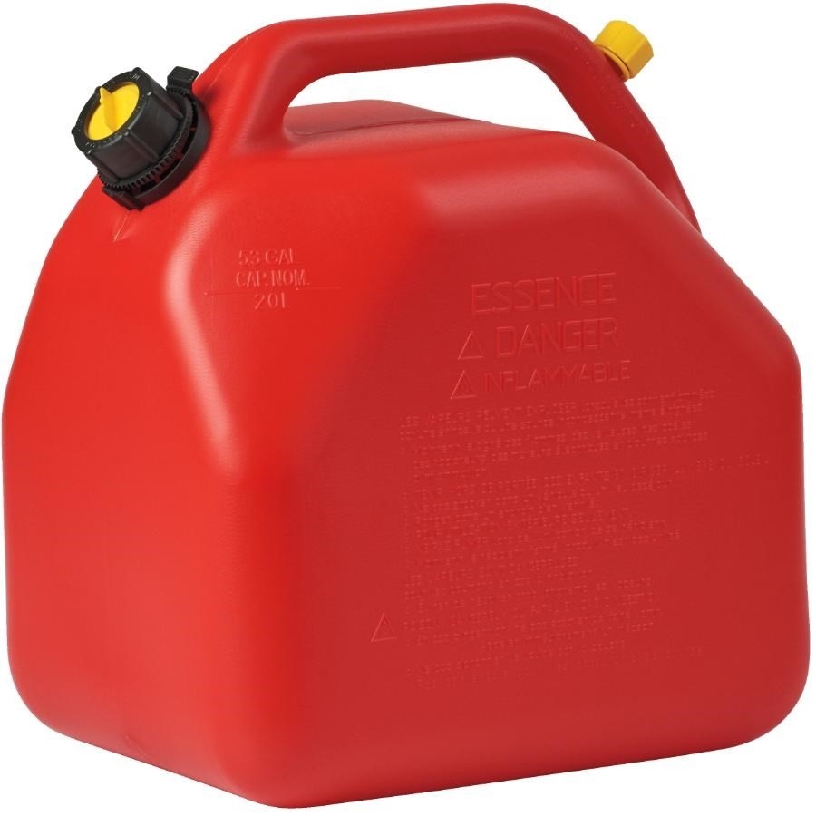 Bidon Plastique 20 Litres - Vide - Pour Stockage Liquide (eau, Carburant, Etc.)