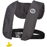 Veste de flottaison VFI avec gonflage manuel pour adulte, gris